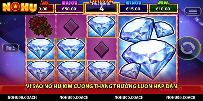 Vì sao Nổ Hũ Kim Cương thắng thưởng luôn hấp dẫn